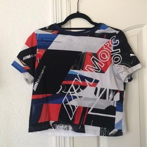 Puma womens M Motorsport crop top